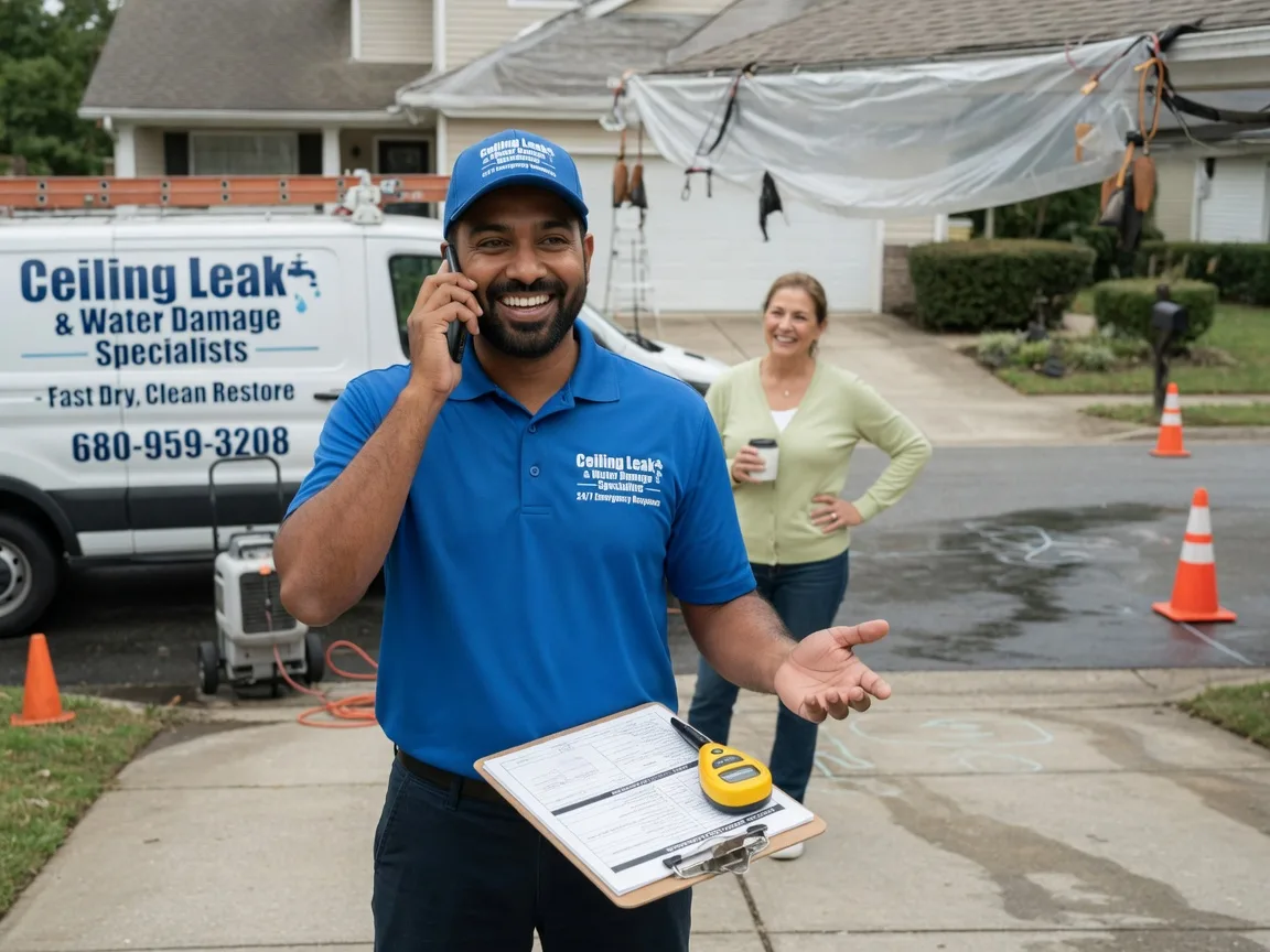Ceiling Leak Cleanup Pendleton, SC FAQs